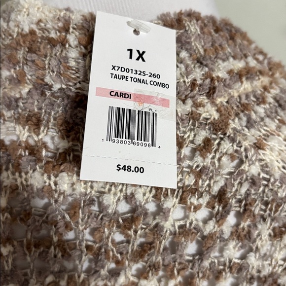 Made With Love Brown Marled Elegant Cardigan - Picture 4 of 5